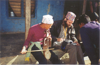 Recording traditional Nepali music