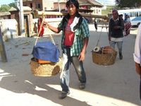 Heading to a jam in a village, Kathmandu Valley, Nepal