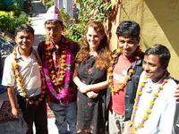 Tara and musician friends