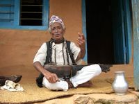 Mohan Gandharba, village musician and shaman