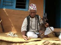 Mohan Gandharba, traditional musician and shaman