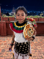one of the youngest Newari mask dancers who performed for us