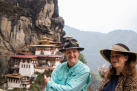 Tara and Ian invite you to Tiger's Nest in Bhutan